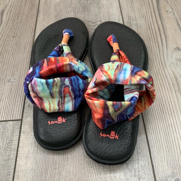 Sanuk yoga sling sandals EUC LNC - Picture 3 of 5